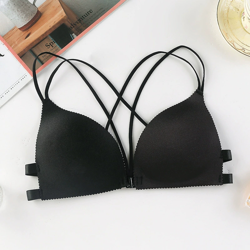 Women’s Nylon Full Cup Bra – Lightweight Everyday Comfort with Thin Straps