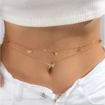Women’s Rhinestone Waist Chain – Sexy Transparent Crystal Body Jewelry