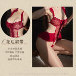 Women’s Lace Corset Lingerie Set – Sexy Bustier with Matching Panty