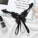 Women’s Sexy Lace Butterfly Embroidered Panties – Low Waist Sheer Thong in Multiple Colors